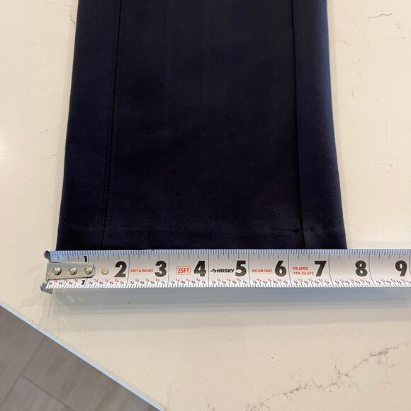 Spanx SPANXsupersmooth PerfectFit Ponte Slim Straight Pant in Navy Size Large - Picture 12 of 12